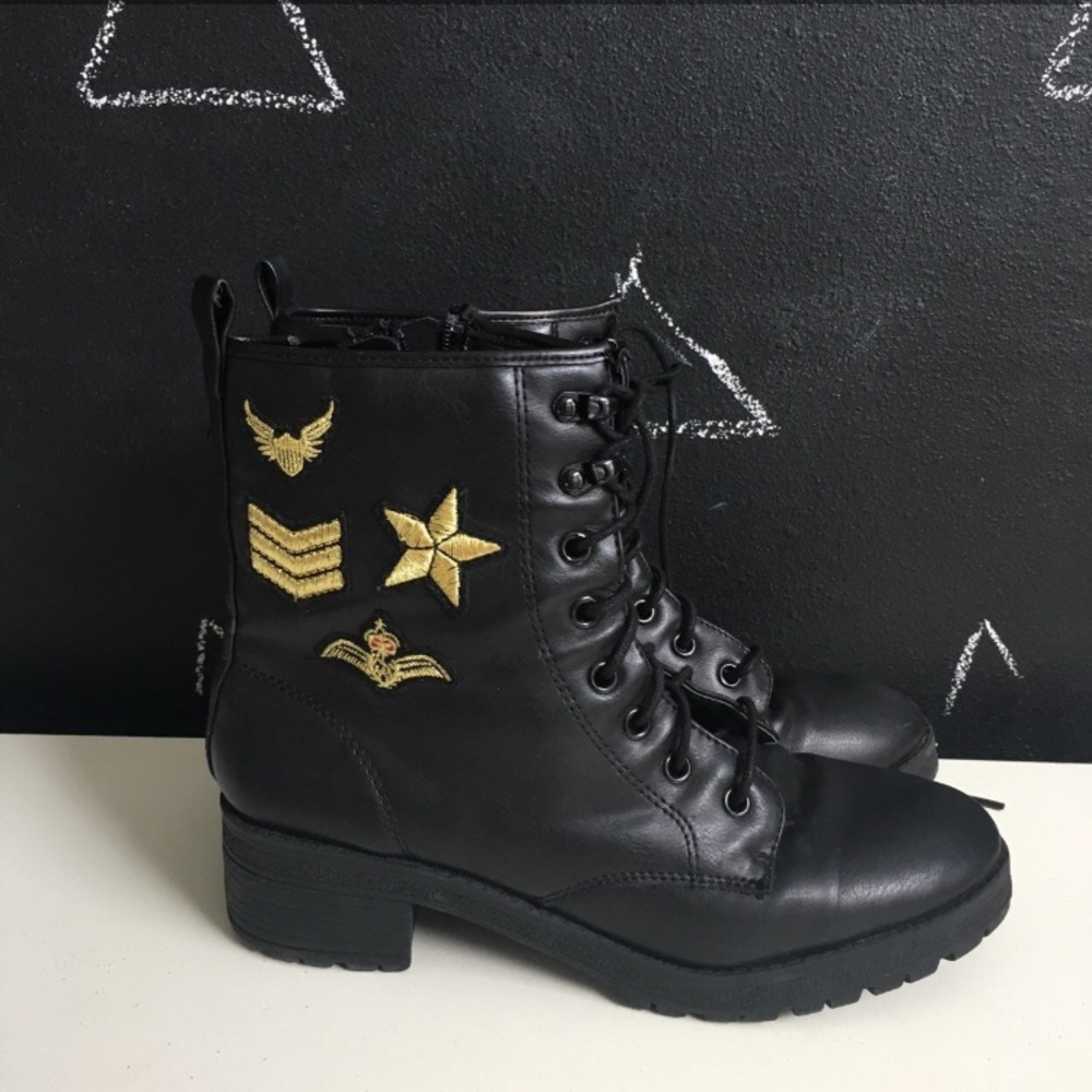 madden girl combat boots